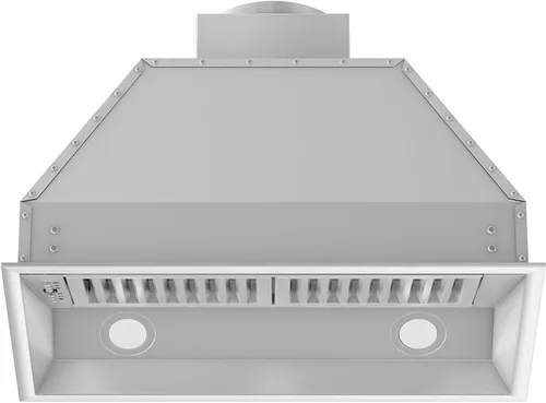 Vista 5 de ZLINE 698-28 - Campana extractora de pared con conductos de 28" en acero inoxidable (698-28)