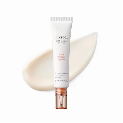 mixsoon PDRN - Suero de colágeno para ojos, suero revivido debajo de los ojos con fórmula suave y suave para pieles sensibles debajo de los ojos,