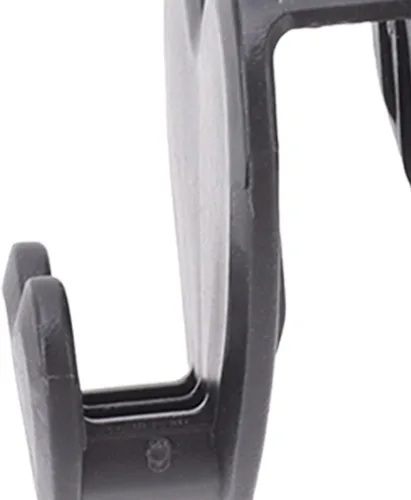 Vista 7 de Tyenaza Percha de ropa con forma de corazón negro, 12 piezas, gancho para ahorrar espacio, armario, armario, ropa, ahorro de espacio