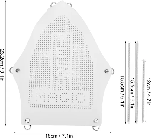 Vista 7 de Cubierta de zapato de planchado, cubierta de zapato de planchado de aluminio Buena conductividad térmica de accesorios de planchado de ropa eléctrica