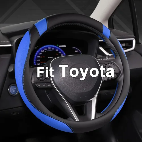 Vista 21 de West Llama - Funda para volante de automóvil personalizada para Toyota Prius, 86, 13.75-14.25 pulgadas