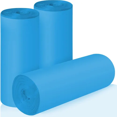 Vista 11 de 4 galones/60 bolsas de basura pequeñas, bolsas de basura fuertes, color negro