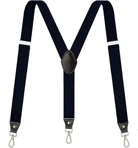 Tirantes para hombre, tirantes ajustables con correas elásticas, construcción en la parte trasera en Y, resistente para el trabajo