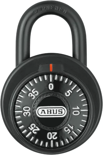 Vista 6 de ABUS 78/50 Candado de combinación para gimnasio, casillero, escuela, diámetro de grillete de 9/32 pulgadas (7.14mm) (Plata, 1)