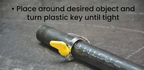 Vista 5 de Pro Tie 33260 SAE - Abrazadera de manguera de acero inoxidable, tamaño 4, rango de 1/4 pulgadas, 5/8 pulgadas, paquete de 4