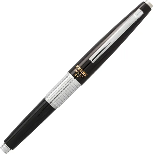 Vista 3 de Pentel Sharp Kerry - Portaminas (0.028 in), barril negro, 1 lápiz (P1037A)