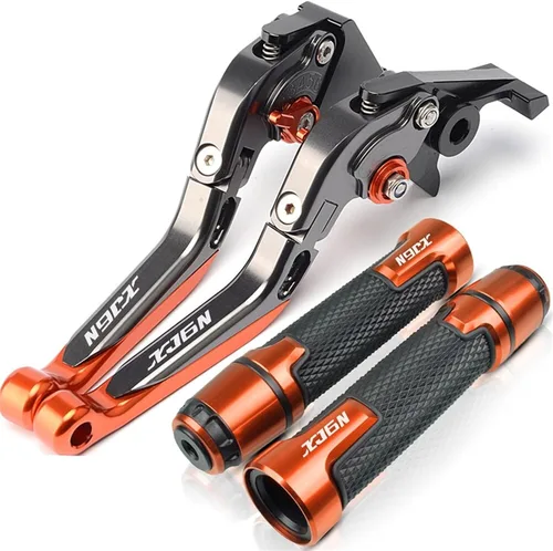 Motocicleta para Y&AMAHA XJ6N/XJ6DIVERSION XJ6 XJ6N 2009-2015 2014 2013 2012 2011 Accesorios de aluminio para motocicleta Frenos Palancas de Naranja