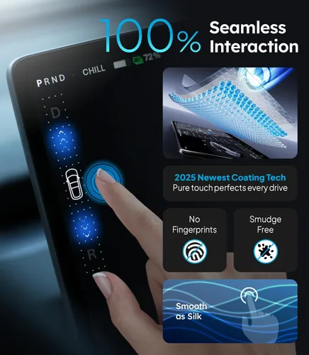 Vista 3 de Wigoo Protector de pantalla mate para Tesla Model X y Model S [sin reflejos ni huellas dactilares] Modelo X (2021 ~ 2025)/Modelo S (2021 ~ 2025)