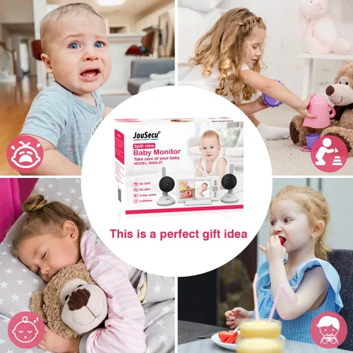 Vista 5 de Unidad de cámara de bebé complementaria, cámara de monitor de bebé, solo monitor de trabajo B049/B059, máximo 2 cámaras