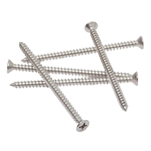 Vista 12 de Tornillo Phillips de cabeza plana de acero inoxidable Bolt Dropper #4 x 1/4" (6,35 mm) (100 unidades), tornillos de chapa metálica de acero