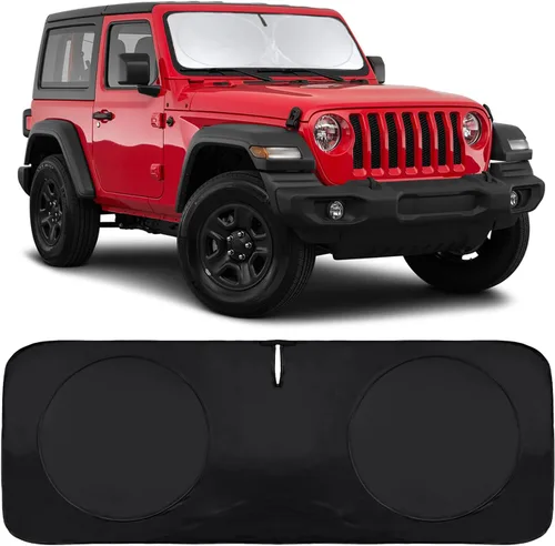 Vista 52 de Parasol plegable para parabrisas, protector reflectante para ventana frontal 210T, bloquea los rayos ultravioleta, accesorios para automóvil, XXL