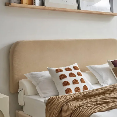 Vista 7 de Almohada de cuña de cama para cabecero, colchón de cama, relleno de huecos, espuma viscoelástica, para cerrar el espacio entre la pared del cabecero