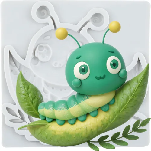 Vista 10 de Lingzhi Molde de silicona para insectos, moldes de fondant de chocolate para decoración de pasteles, decoración de cupcakes, caramelo de chocolate