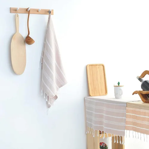 Vista 13 de Cacala Toallas de cocina 100% algodón turco, altamente absorbentes, suaves, de secado rápido, con lazo para colgar, para gimnasio, yoga, baño