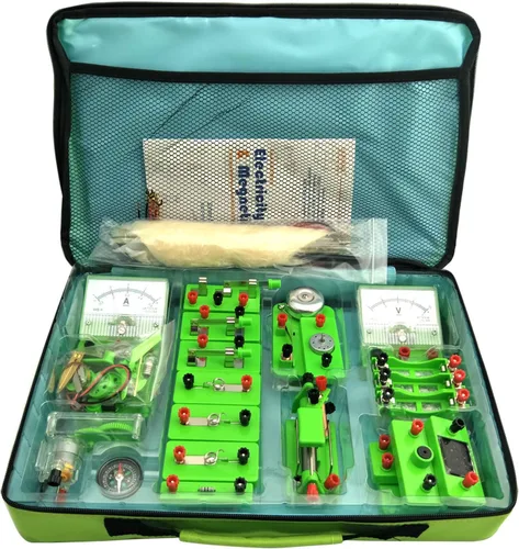 Vista 7 de EUDAX Laboratorios de Física Escolar Electricidad Básica Discovery Circuito y Magnetismo Kits de experimentos para estudiantes de secundaria