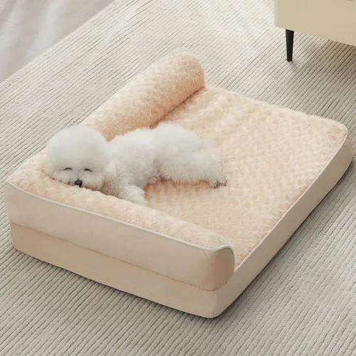 Vista 7 de BFPETHOME - Camas ortopédicas para perros grandes - Sofá para perros impermeable con funda extraíble y lavable, cama grande para mascotas con forro