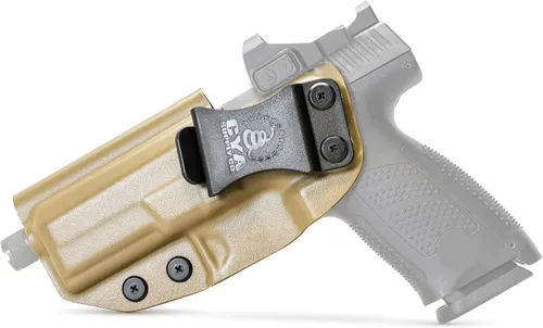 Vista 26 de CYA Supply Co. Funda para llevar armas dentro del cinturón, Base Optics Ready (Flat Dark Earth) Portador Oculto en la Pretina, IWB, Compañía