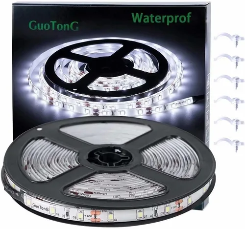 Vista 14 de Unidades de tiras de luz LED a prueba de agua, SMD 2835 LEDs 12V, Tiras de luz de cinta LED de 12V