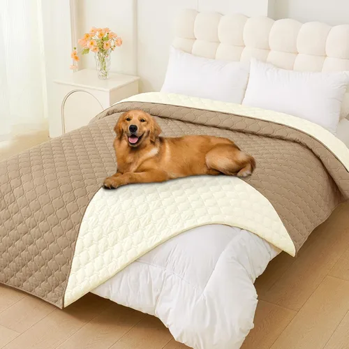 Vista 71 de Smiry Manta Impermeable para Cama de Perro 30x70, Manta Suave Reversible para Mascotas, Lavable a Prueba de Fugas Cubierta para Gatos y Perros