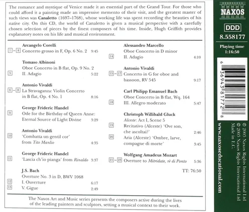 Vista 2 de Canaletto Music of His Time Various