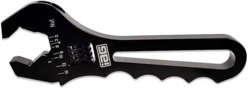 Vista 5 de IAG Performance AN 3AN-16AN - Llave inglesa ajustable para manguera de aluminio ligero, color negro