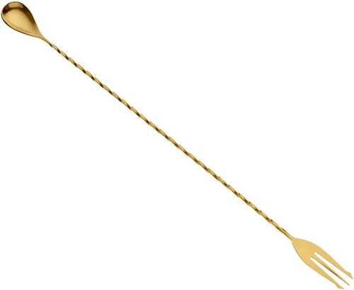 Vista 76 de Barfly Cuchara agitadora de cóctel, punta 11 13/16" (30 cm), cobre