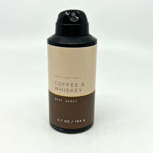 Vista 3 de Bath & Body Works Spray corporal de café y whisky para hombre, paquete de 2 unidades de 3.7 onzas