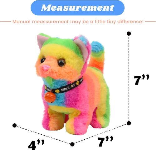 Vista 49 de Hopearl - Juguete de peluche electrónico interactivo de conejo con orejas LED, sonidos y movimientos; camina, se menea e ilumina las orejas, mueve