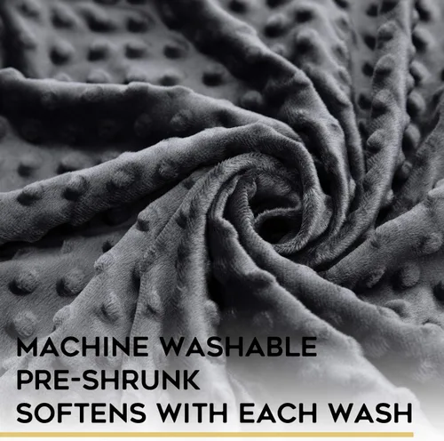 Vista 6 de YnM Funda de edredón de algodón para mantas con peso (pingüino, 36 x 48 pulgadas)