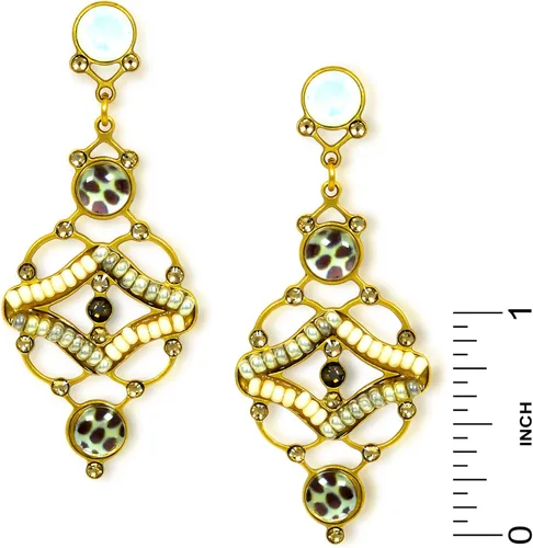 Vista 3 de yoolie joyería, la nostalgia de la moda arete, colección primavera-verano de Artazia – E4006