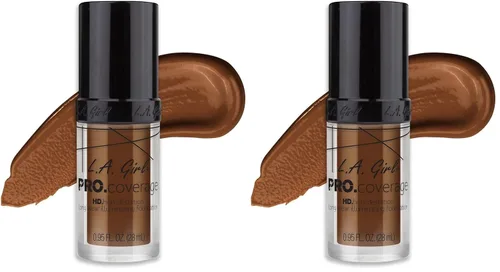 Vista 21 de Base de maquillaje líquida L.A. Girl Pro Coverage, Beige Nude