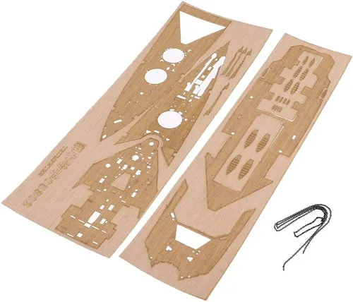 Vista 8 de misppro Trompetista Escala 1/350 HMS Hood Piezas de madera británicas de la cubierta