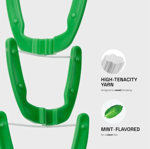 Vista 3 de Listerine Ultraclean Access Flossers Disposable Heads Fresh Mint Crystals 28 Each (Pack of 3)