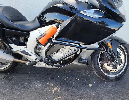 Vista 7 de Protector de motor para barras de choque de alforja compatible con BMW K1600GT K1600GTL 2011-2025 Protector de barras de carretera