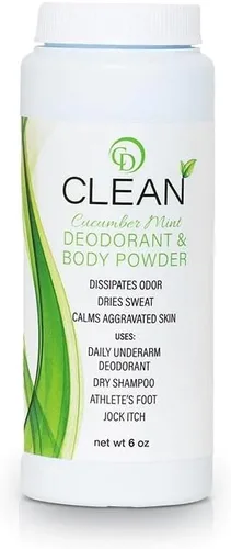 CD Clean - Desodorante en polvo y pepino y menta