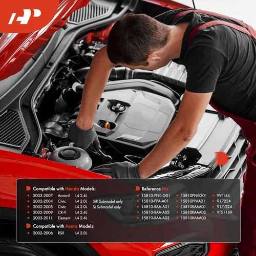 Vista 2 de A-Premium VTEC Conjunto de Válvula de Carrete de Solenoide con Interruptor de Presión de Aceite y Junta Compatible con Modelos Acura y Honda - 2.0L