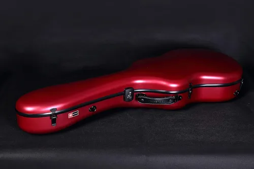 Vista 14 de Crossrock Funda de policarbonato para guitarra clásica, carcasa rígida 4/4 antiarañazos con bloqueo TSA, correas de mochila, interior de terciopelo