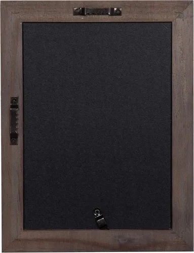 Vista 6 de Kate and Laurel Bordeaux Gallery Wall Kit, Set of 10 with Assorted Size Frames in 3 Different Finishes - White Wash, Charcoal Gray, and Rustic Gray