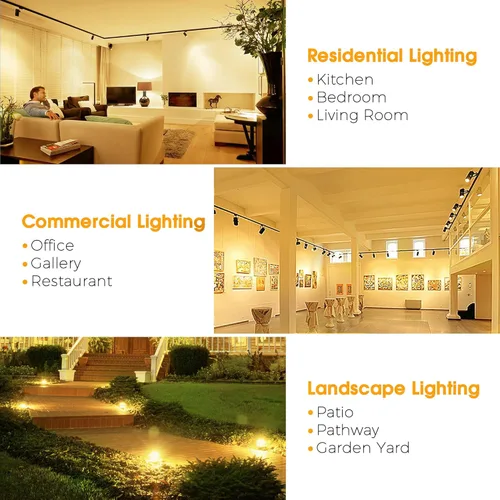 Vista 5 de Flaspar Bombilla halógena MR16 de 50 W, 12 V, regulable, GU5.3, bombillas halógenas, cubierta de vidrio transparente blanco cálido de 2800 K, larga