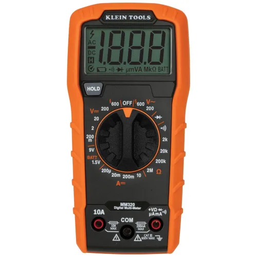 Vista 7 de Klein Tools 69355 Multímetro digital Premium Kit de prueba eléctrica con probador de voltaje sin contacto, probador de receptáculos, cables de prueba