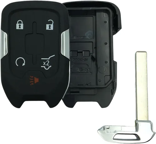 Funda de llavero de repuesto Compatible con 2017 2018 2019 2020 2021 GMC Acadia Terrain Yukon Chevy Suburban Tahoe Control remoto de entrada sin