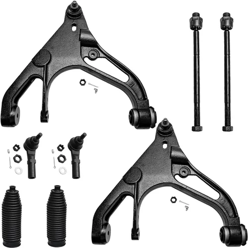 Vista 312 de Detroit Axle - Kit de brazos de control de extremo de 8 piezas para Toyota 2001-2003 Highlander 2002-2003 Camry Lexus ES300, 2 brazos de control