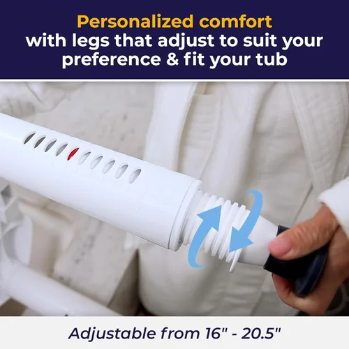 Vista 5 de Silla de ducha Drive Medical de serie Premium con respaldo y brazos