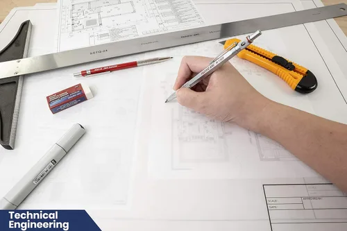 Vista 5 de Pacific Arc Hojas de vellum de dibujo, 10 hojas de papel de 18 x 24 pulgadas de vellum de trapo con borde y bloque de título