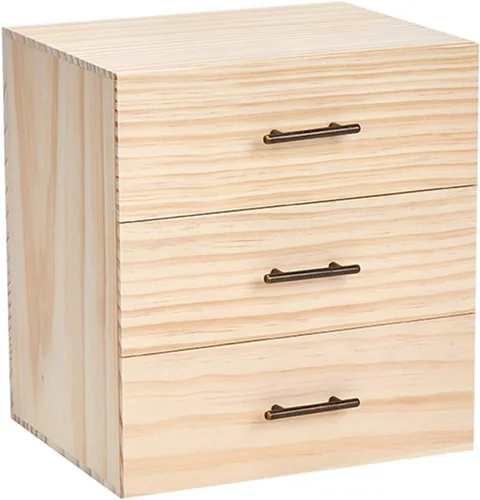 Vista 9 de Pure Vie Caja de almacenamiento de madera para aceites esenciales, para el hogar, con capacidad para 90 botellas (se adapta a 0.2-0.5 fl oz)