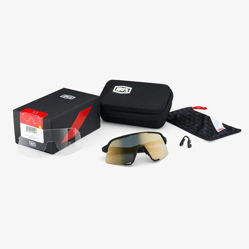Vista 22 de 100% Accuri 2 OTG Gafas para Bicicleta de Montaña y Motocross - Gafas Deportivas para Motocross y Conducción de Moto de Cross Marrón translúcido