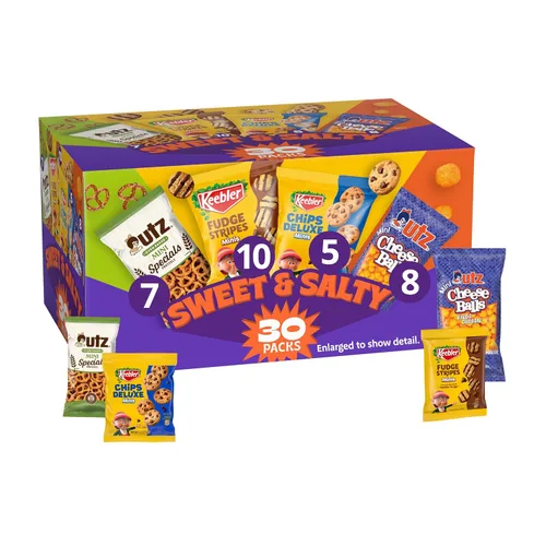 Vista 10 de Keebler, Galletas y galletas, paquete variado, 31.2 onzas (30 unidades) (paquete de 2)