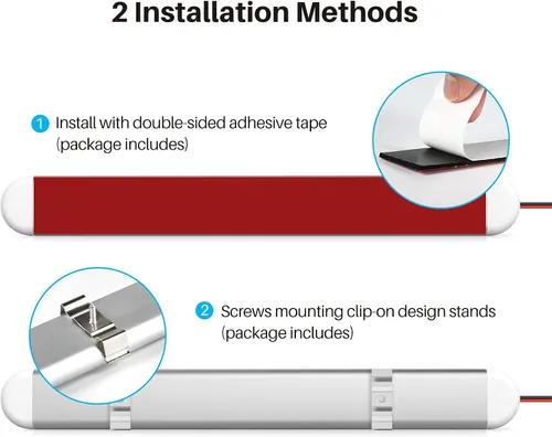 Vista 5 de CT CAPETRONIX - Barra de luz interior LED de 12 V, 120 LED, 1500 lúmenes, 8 W, CC, 12 voltios, con interruptor de encendido/apagado, para remolque