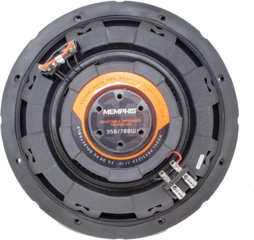 Vista 4 de Memphis Audio PRXS1224 Subwoofer delgado de referencia de potencia de 12 pulgadas