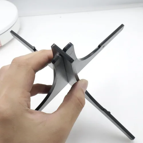 Vista 4 de Soporte de trompeta portátil y desmontable - Soporte de trípode versátil para trompeta, corneta y otros instrumentos de latón - Compacto y confiable